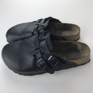 Birki’s Birkenstock Slip On Clogs Flats Black